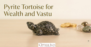 Pyrite Tortoise for Wealth and Vastu