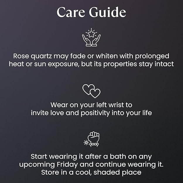 Certified Rose Quartz Crystal Bracelet