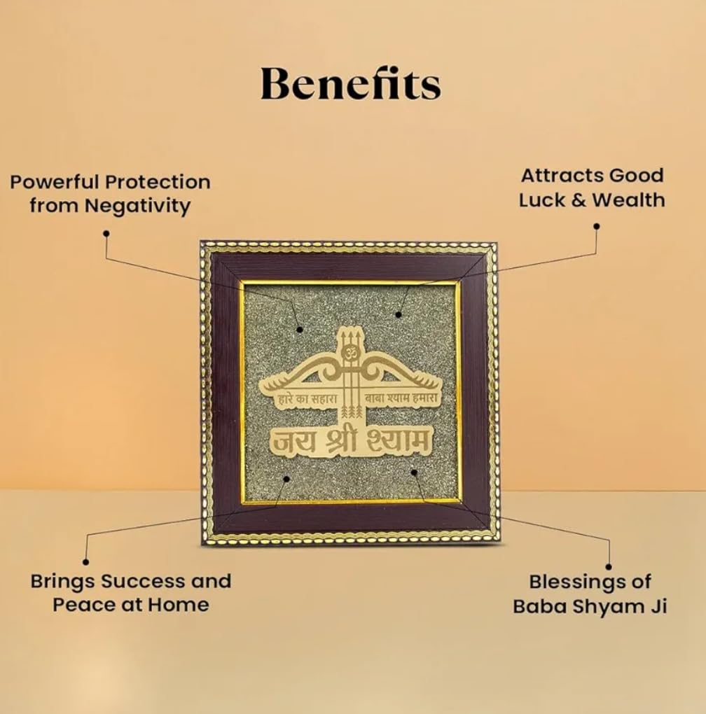 Close-up of Khatu Shyam Ji face on sparkling pyrite crystal