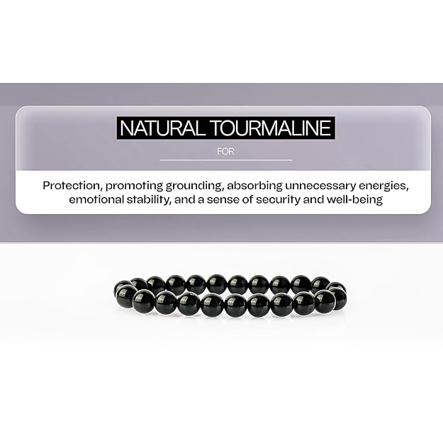 Black Tourmaline Bracelet - Unisex