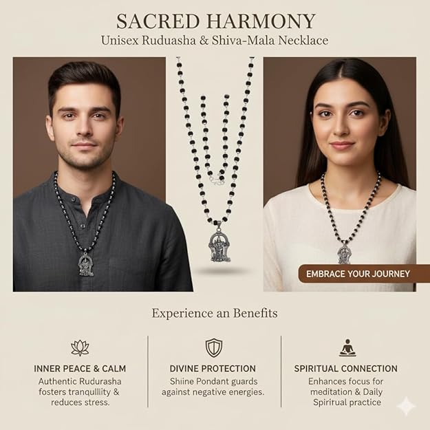 Premium silver capped karungali beads for mangal dosha relief