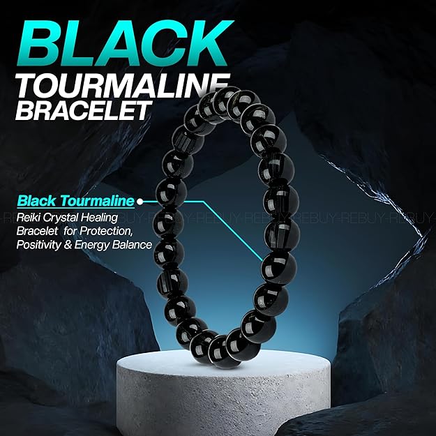 Black Tourmaline Bracelet - Unisex