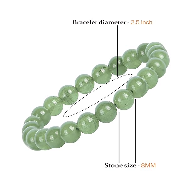 Green Aventurine Bracelet Certified - Unisex