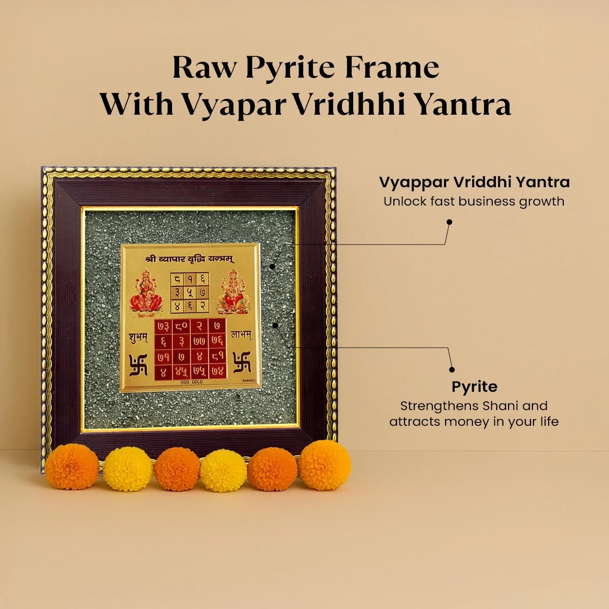 Office desk decor Vyapar Vriddhi Yantra for sales increase