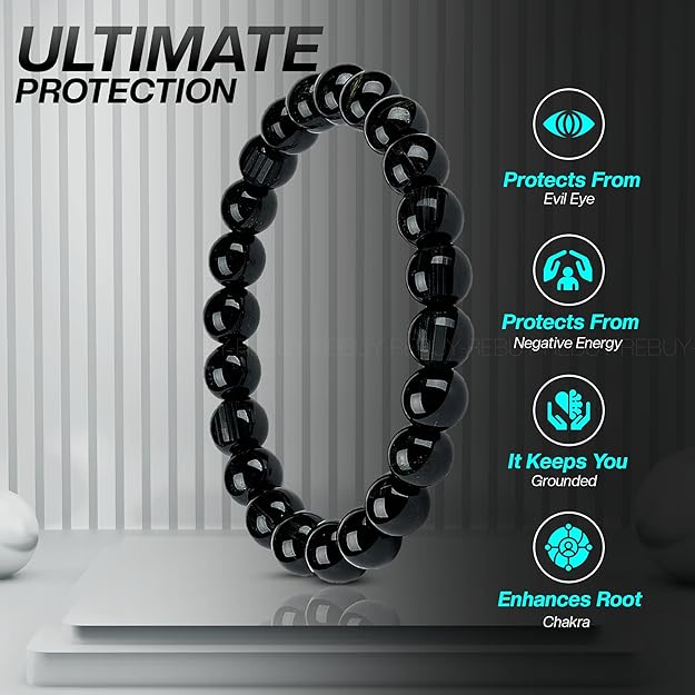 Black Tourmaline Bracelet - Unisex