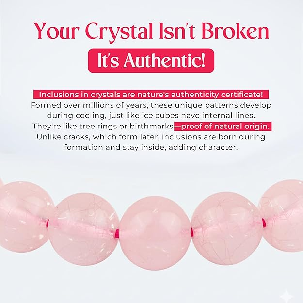 Certified Rose Quartz Crystal Bracelet
