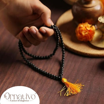 Original Karungali Malai 108-beads Ebony Wood