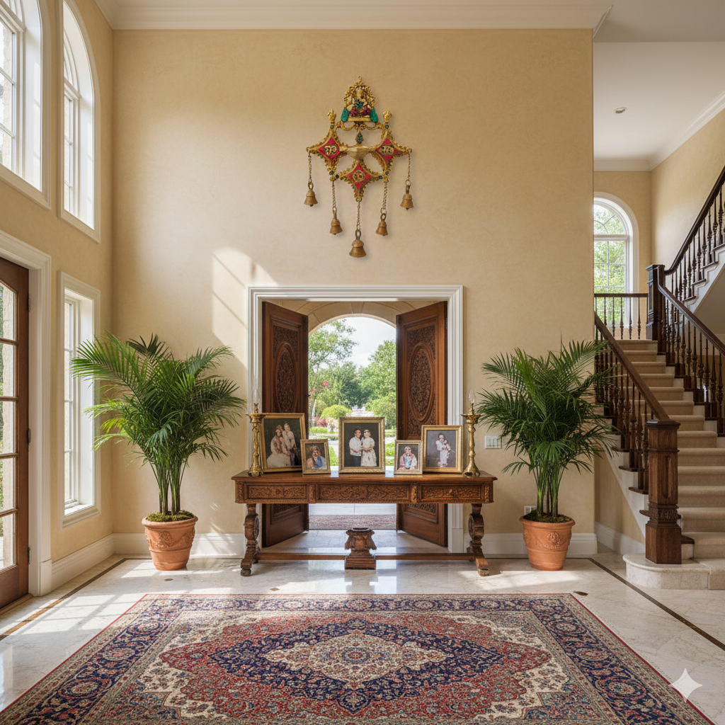 Decorative Ganesha Wall Hanging With Bells