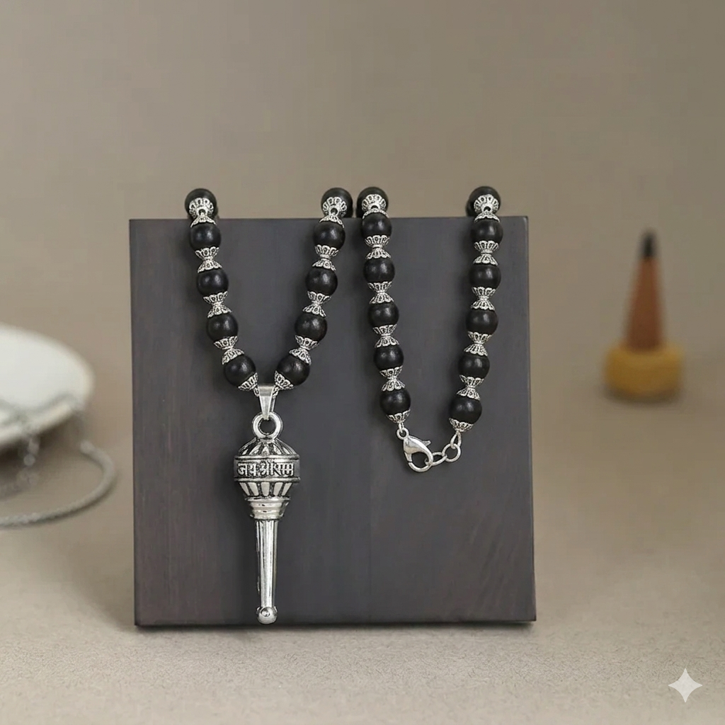 Handcrafted religious jewelry featuring Bajrangbali Gadha for men