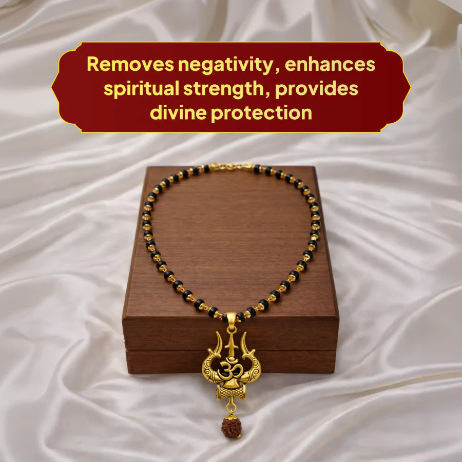Natural black Karungali beads mala for Mars planet remedies