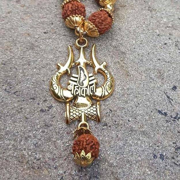 Lord Mahakal spiritual necklace for career success and confidence