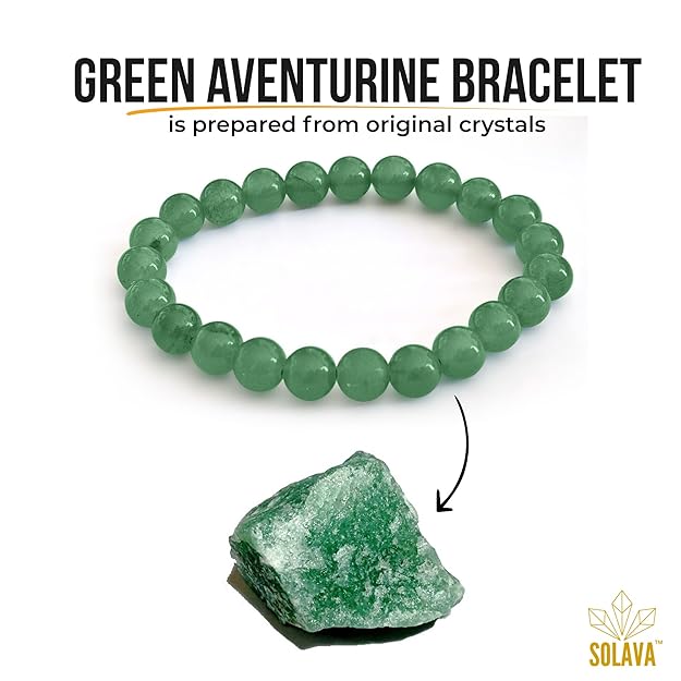Green Aventurine Bracelet Certified - Unisex