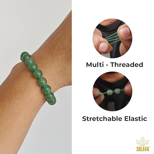 Green Aventurine Bracelet Certified - Unisex